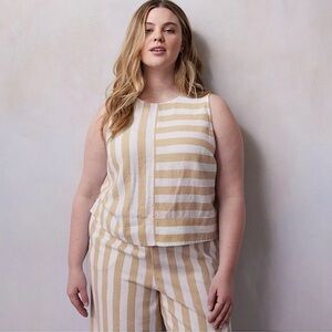 NWT Lauren Conrad Cold Shoulder Blouse XXL